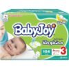 BabyJoy Size (3) Jumbo Box 104 Diapers