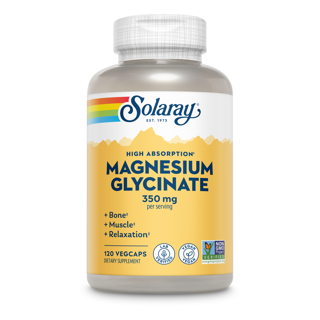 Solaray Magnesium Glycinate 350mg 120ct Capsule