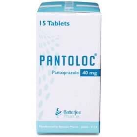 Pantoloc 40 mg Pantoprazole Tablets 15 Count