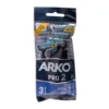 Arko Men Arko, Pro 2, Men Razors, Twin Blade - 3 Pcs