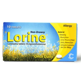 Lorine Lorine 10 Mg Antihistamine Non-Drowsy - 10 Tabs