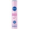 NIVEA Pearl & Beauty Antiperspirant Deodorant for Women 72H Active, Spray 200ml