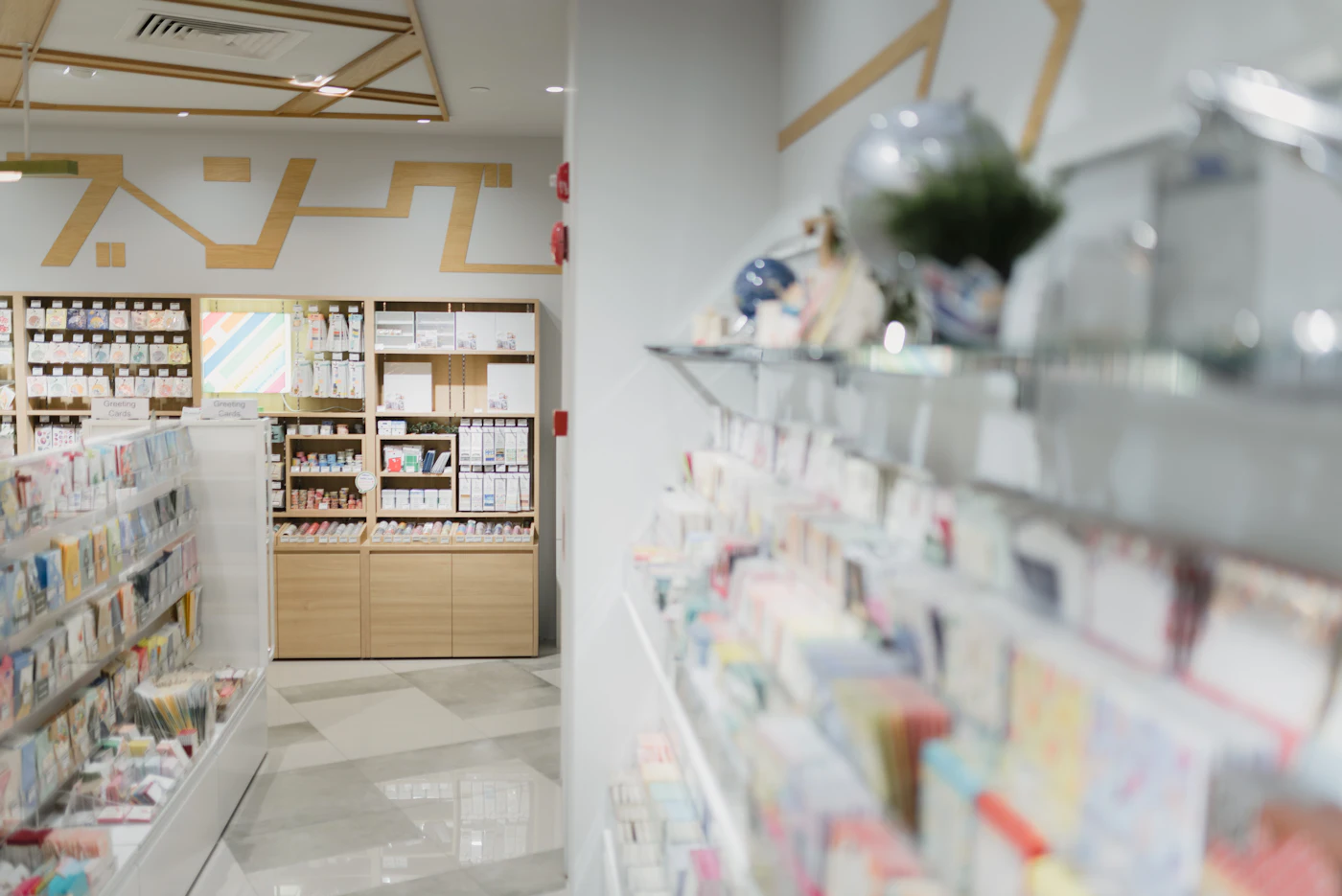 Interior of a modern pharmacy